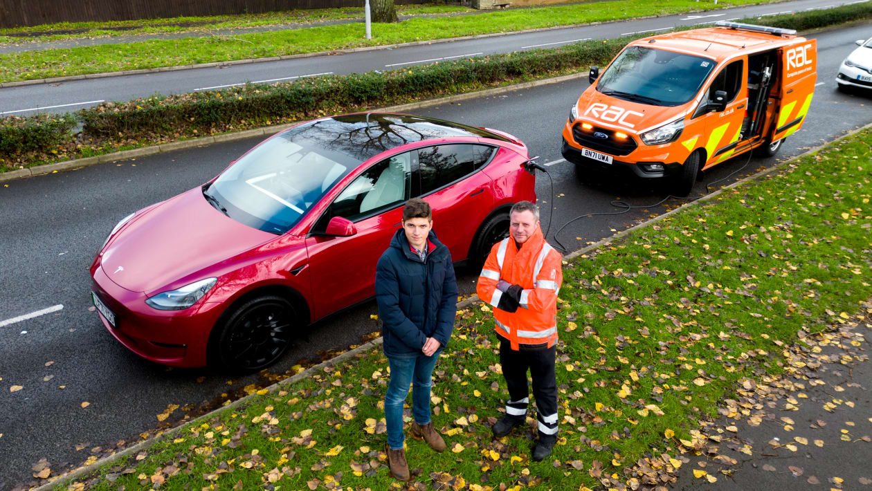 Electric vehicle breakdowns we go on EV patrol with the RAC Auto Express